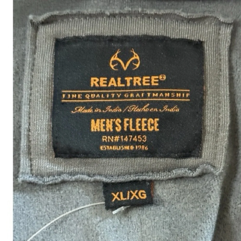 Realtree Men’s 1/4-Zip Fleece – Size XL - Picture 3 of 4